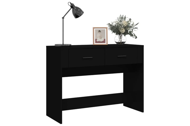 beBasic Konsolbord svart 100x39x75 cm konstruerat trä - Black - Hallbord - Konsolbord & sidobord