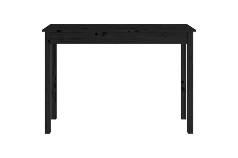 beBasic Konsolbord svart 110x40x75 cm massiv furu - Black - Hallbord - Konsolbord & sidobord