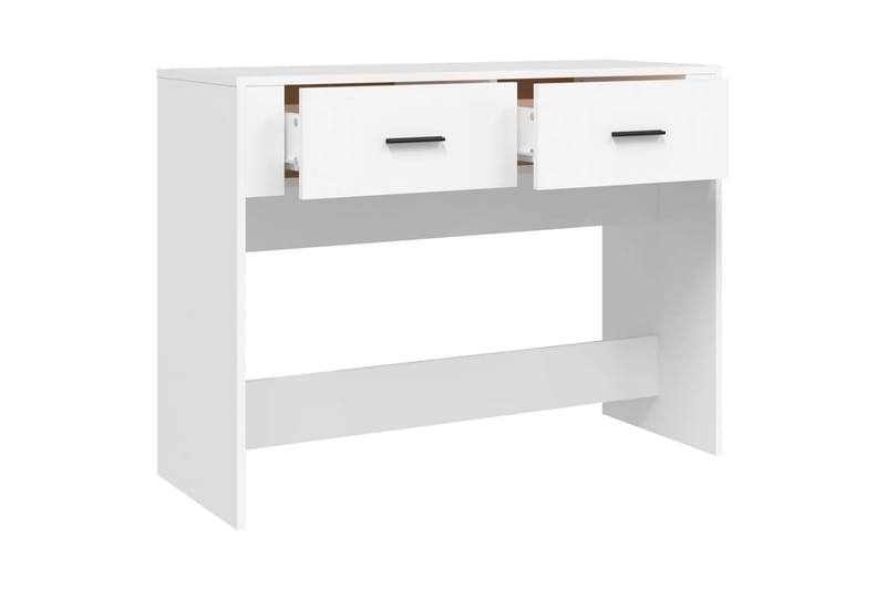 beBasic Konsolbord vit 100x39x75 cm konstruerat trä - White - Möbler - Bord & matgrupper - Avlastningsbord - Konsolbord & sidobord