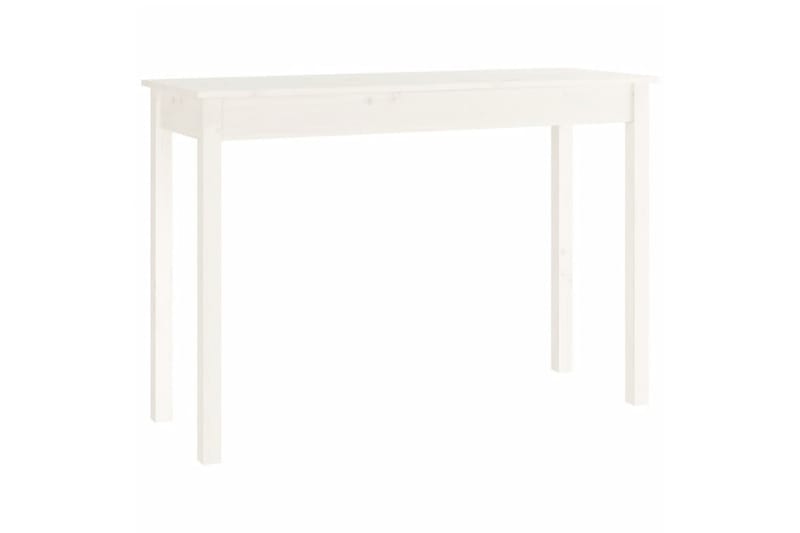 beBasic Konsolbord vit 110x40x75 cm massiv furu - White - Möbler - Bord & matgrupper - Avlastningsbord - Konsolbord & sidobord