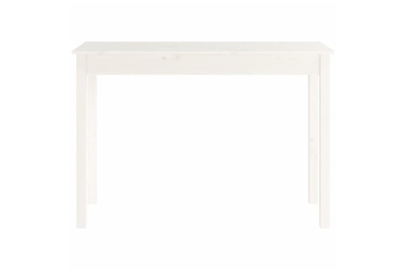beBasic Konsolbord vit 110x40x75 cm massiv furu - White - Möbler - Bord & matgrupper - Avlastningsbord - Konsolbord & sidobord