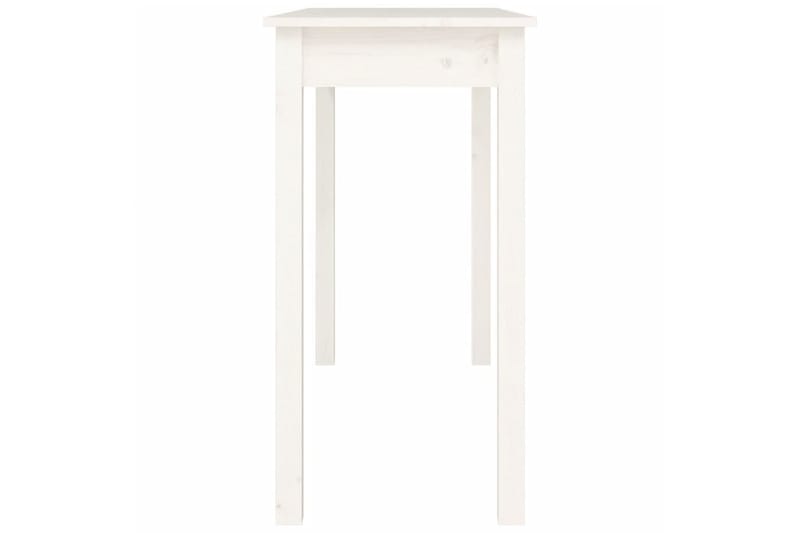 beBasic Konsolbord vit 110x40x75 cm massiv furu - White - Möbler - Bord & matgrupper - Avlastningsbord - Konsolbord & sidobord