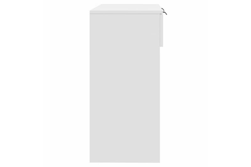 beBasic Konsolbord vit 90x36x75 cm konstruerat trä - White - Möbler - Bord & matgrupper - Avlastningsbord - Konsolbord & sidobord