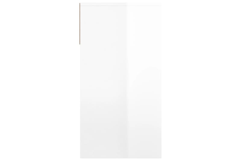 beBasic Konsolbord vit högglans 100x39x75 cm konstruerat trä - White - Hallbord - Konsolbord & sidobord