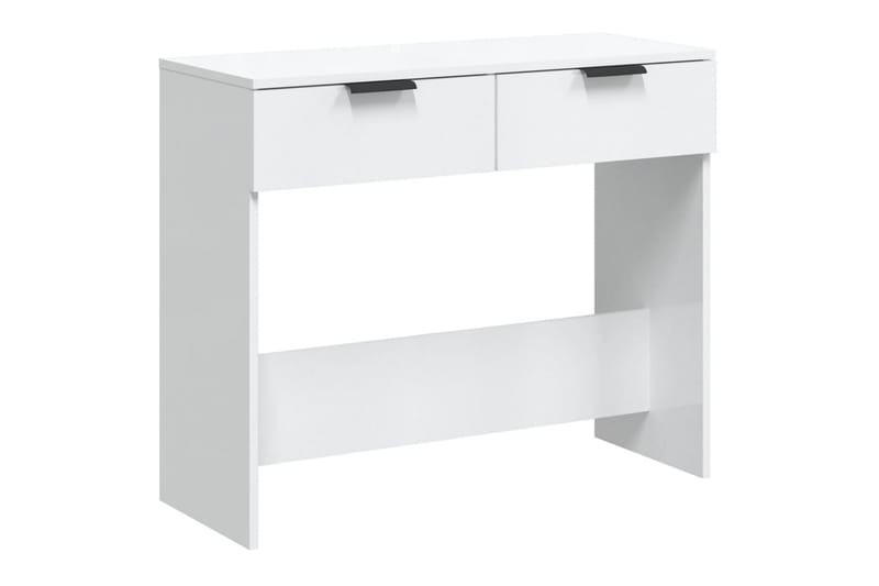 beBasic Konsolbord vit högglans 90x36x75 cm konstruerat trä - White - Konsolbord & sidobord - Hallbord
