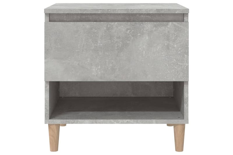beBasic Nattduksbord 2 st betonggrå 50x46x50 cm konstruerat trä - Grey - Möbler - Bord & matgrupper - Avlastningsbord - Sängbord & nattduksbord