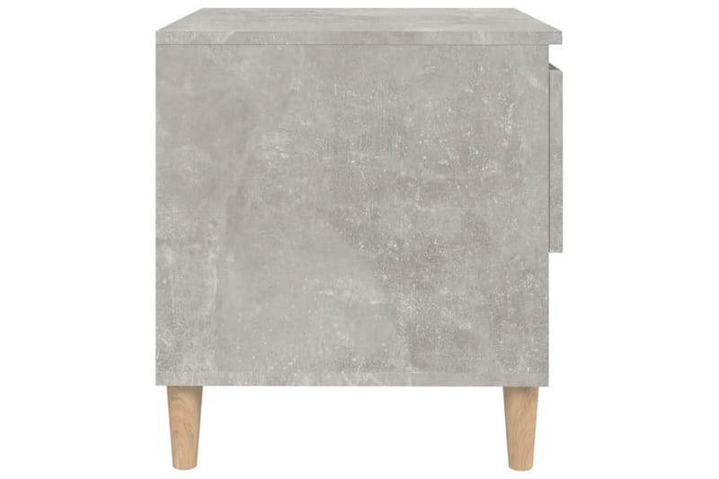 beBasic Nattduksbord 2 st betonggrå 50x46x50 cm konstruerat trä - Grey - Möbler - Bord & matgrupper - Avlastningsbord - Sängbord & nattduksbord