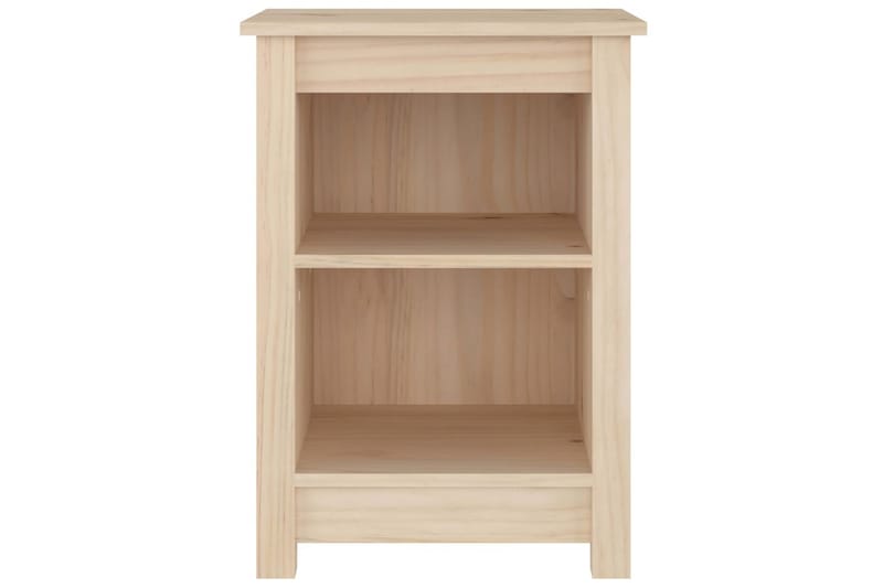 beBasic Sängbord 2 st 40x35x55 cm massivt furuträ - Brown - Möbler - Bord & matgrupper - Avlastningsbord - Sängbord & nattduksbord