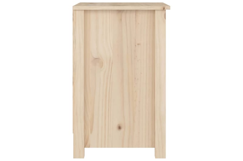 beBasic Sängbord 2 st 40x35x55 cm massivt furuträ - Brown - Möbler - Bord & matgrupper - Avlastningsbord - Sängbord & nattduksbord