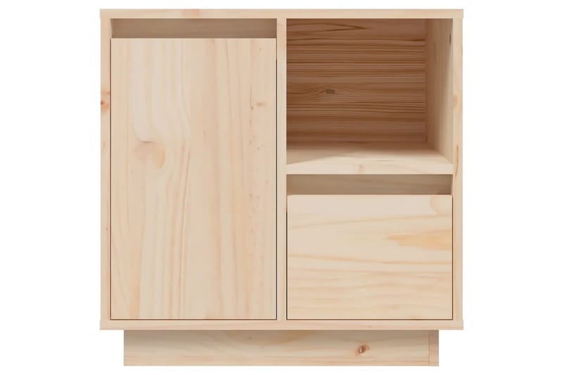 beBasic Sängbord 2 st 50x34x50 cm massivt furuträ - Brown - Möbler - Bord & matgrupper - Avlastningsbord - Sängbord & nattduksbord