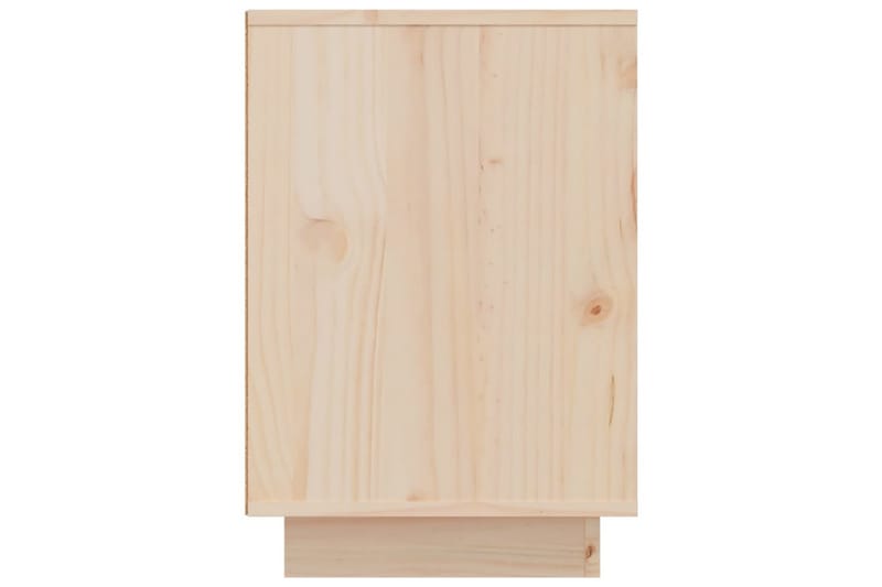beBasic Sängbord 2 st 50x34x50 cm massivt furuträ - Brown - Möbler - Bord & matgrupper - Avlastningsbord - Sängbord & nattduksbord