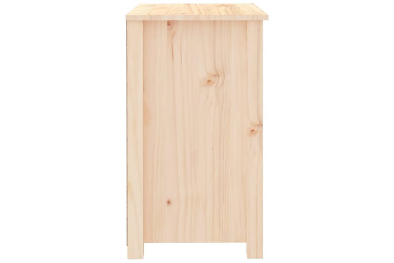 beBasic Sängbord 2 st 50x35x61,5 cm massiv furu - Brown - Möbler - Bord & matgrupper - Avlastningsbord - Sängbord & nattduksbord