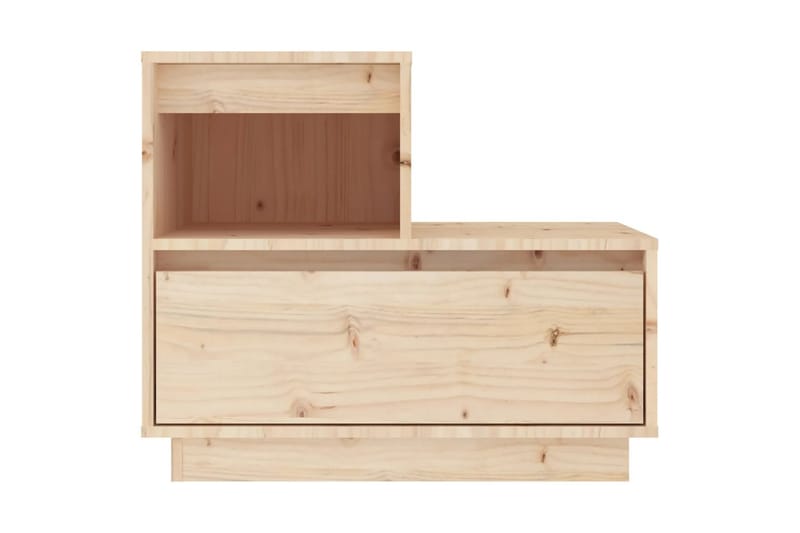 beBasic Sängbord 2 st 60x34x51 cm massiv furu - Brown - Möbler - Bord & matgrupper - Avlastningsbord - Sängbord & nattduksbord