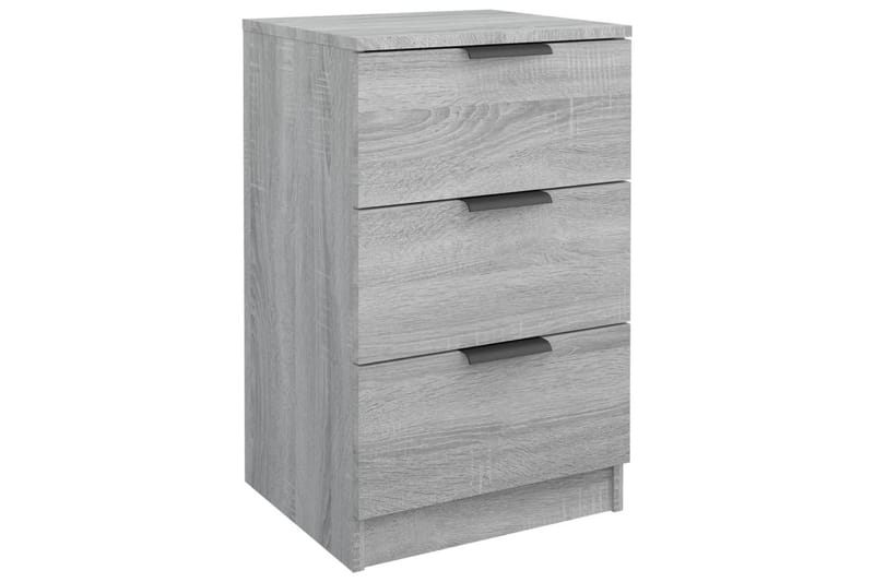 beBasic Sängbord 2 st grå sonoma 40x36x65 cm - Grey - Möbler - Bord & matgrupper - Avlastningsbord - Sängbord & nattduksbord