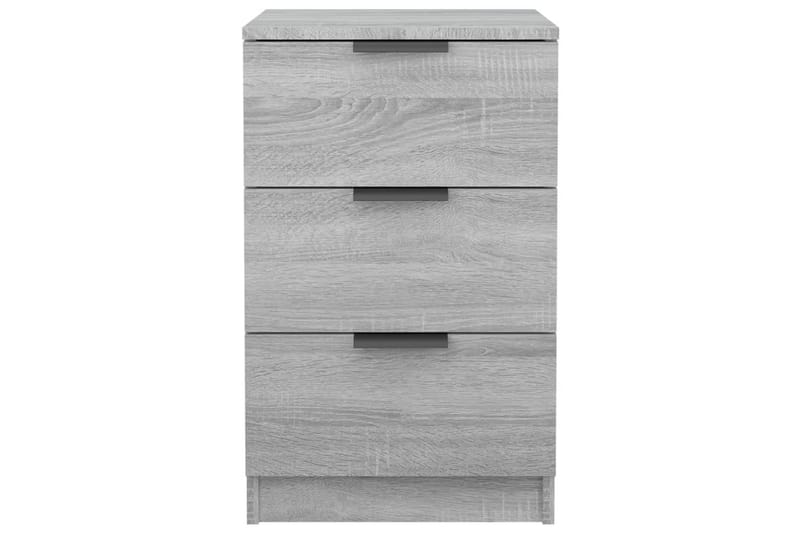 beBasic Sängbord 2 st grå sonoma 40x36x65 cm - Grey - Möbler - Bord & matgrupper - Avlastningsbord - Sängbord & nattduksbord