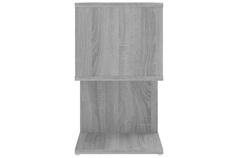beBasic Sängbord 2 st grå sonoma 50x30x51,5 cm konstruerat trä - Grey - Möbler - Bord & matgrupper - Avlastningsbord - Sängbord & nattduksbord