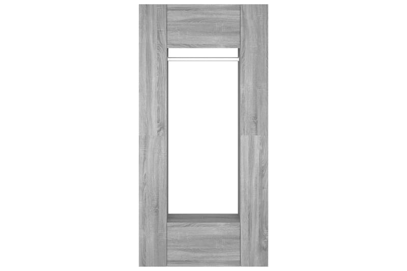 beBasic Sängbord 2 st grå sonoma konstruerat trä - Grey - Möbler - Bord & matgrupper - Avlastningsbord - Sängbord & nattduksbord