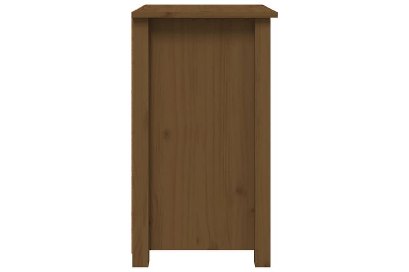 beBasic Sängbord 2 st honungsbrun 40x35x61,5 cm massiv furu - Brown - Möbler - Bord & matgrupper - Avlastningsbord - Sängbord & nattduksbord