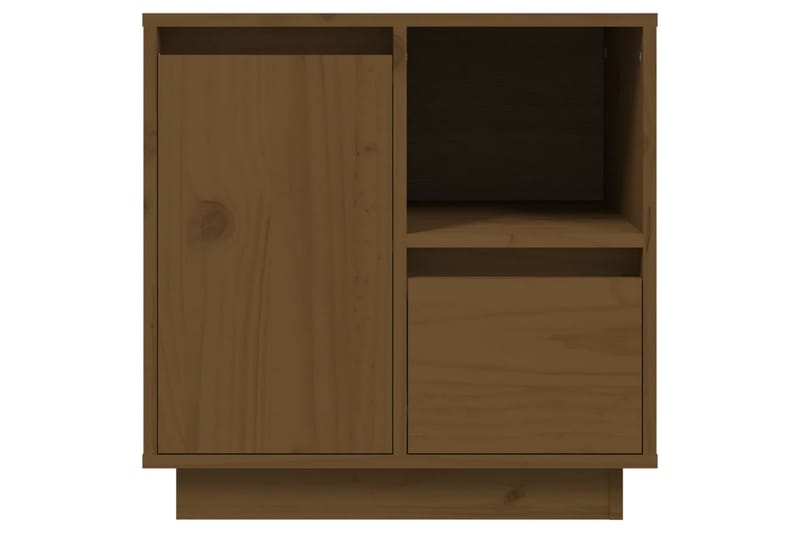 beBasic Sängbord 2 st honungsbrun 50x34x50 cm massiv furu - Brown - Möbler - Bord & matgrupper - Avlastningsbord - Sängbord & nattduksbord
