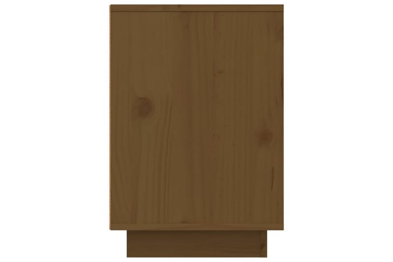 beBasic Sängbord 2 st honungsbrun 50x34x50 cm massiv furu - Brown - Möbler - Bord & matgrupper - Avlastningsbord - Sängbord & nattduksbord