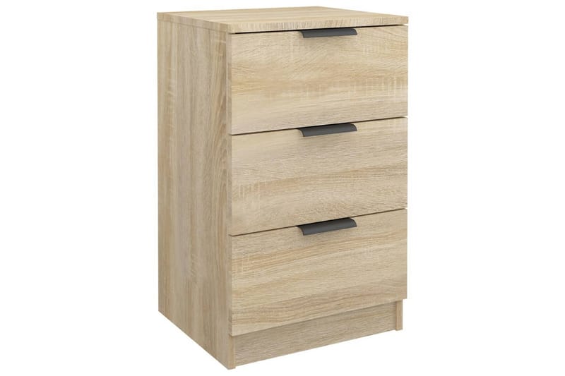 beBasic Sängbord 2 st sonoma-ek 40x36x65 cm - Brown - Möbler - Bord & matgrupper - Avlastningsbord - Sängbord & nattduksbord