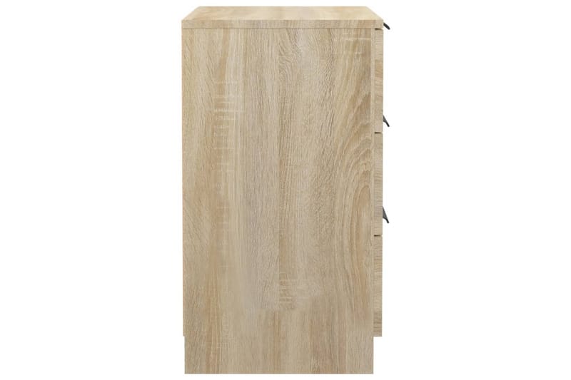 beBasic Sängbord 2 st sonoma-ek 40x36x65 cm - Brown - Möbler - Bord & matgrupper - Avlastningsbord - Sängbord & nattduksbord