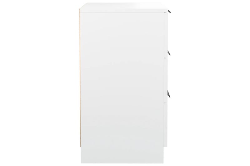 beBasic Sängbord 2 st vit 40x36x65 cm - White - Möbler - Bord & matgrupper - Avlastningsbord - Sängbord & nattduksbord