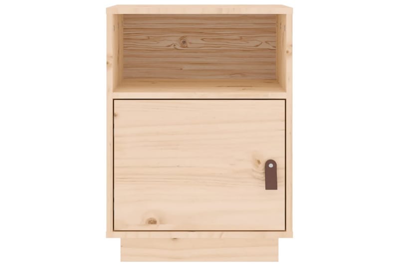 beBasic Sängbord 40x34x55 cm massiv furu - Brown - Möbler - Bord & matgrupper - Avlastningsbord - Sängbord & nattduksbord