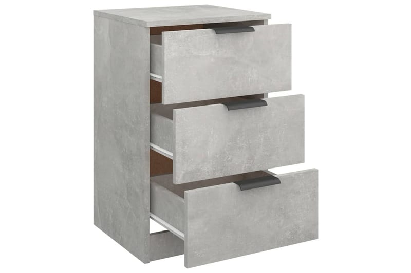 beBasic Sängbord betonggrå 40x36x65 cm - Grey - Möbler - Bord & matgrupper - Avlastningsbord - Sängbord & nattduksbord