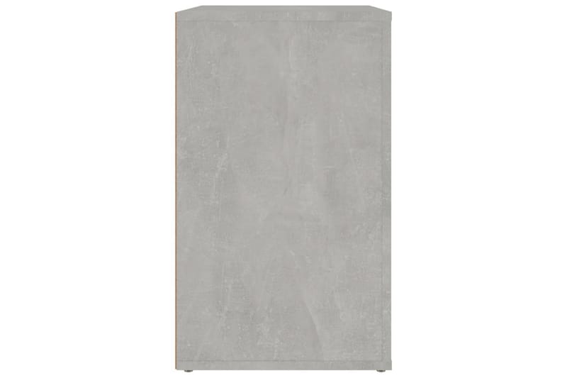beBasic Sängbord betonggrå 50x36x60 cm konstruerat trä - Grey - Möbler - Bord & matgrupper - Avlastningsbord - Sängbord & nattduksbord