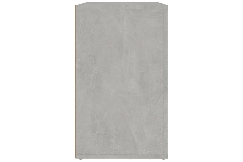 beBasic Sängbord betonggrå 50x36x60 cm konstruerat trä - Grey - Sängbord & nattduksbord