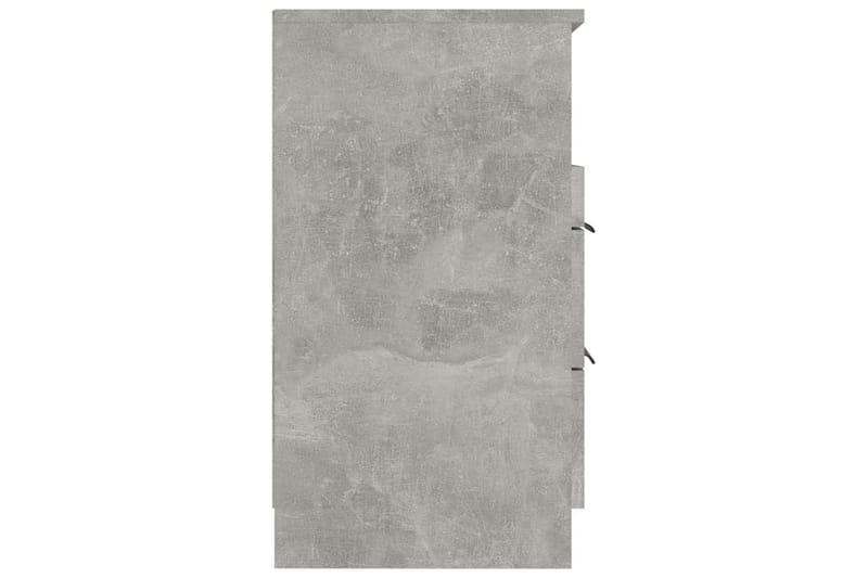 beBasic Sängbord betonggrå konstruerat trä - Grey - Möbler - Bord & matgrupper - Avlastningsbord - Sängbord & nattduksbord