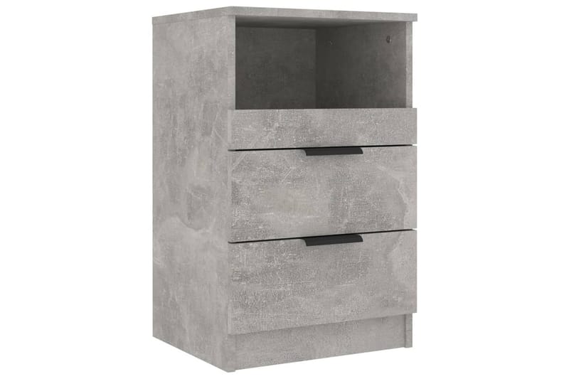 beBasic Sängbord betonggrå konstruerat trä - Grey - Möbler - Bord & matgrupper - Avlastningsbord - Sängbord & nattduksbord