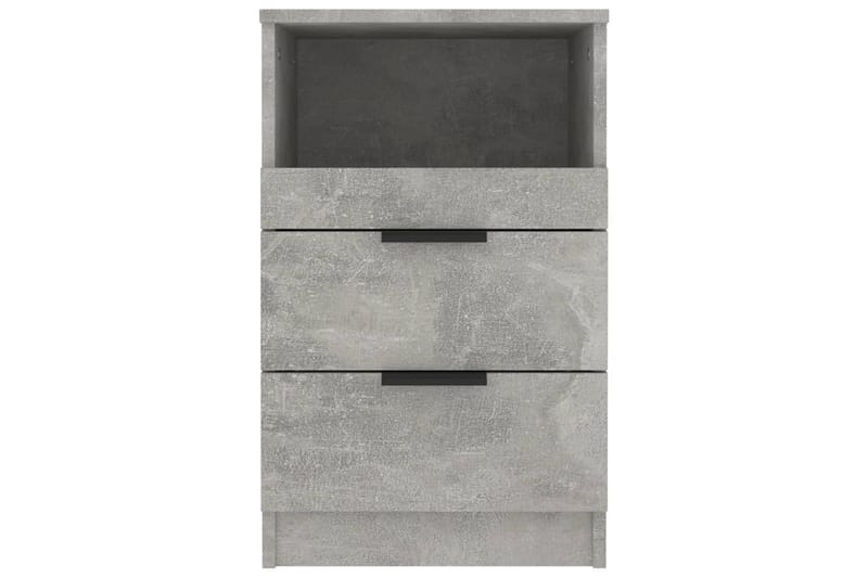 beBasic Sängbord betonggrå konstruerat trä - Grey - Möbler - Bord & matgrupper - Avlastningsbord - Sängbord & nattduksbord