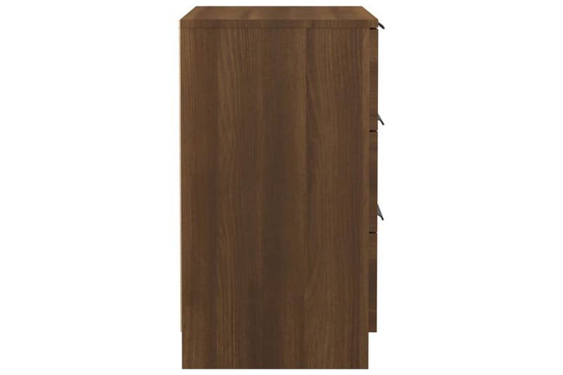 beBasic Sängbord brun ek 40x36x65 cm - Brown - Möbler - Bord & matgrupper - Avlastningsbord - Sängbord & nattduksbord