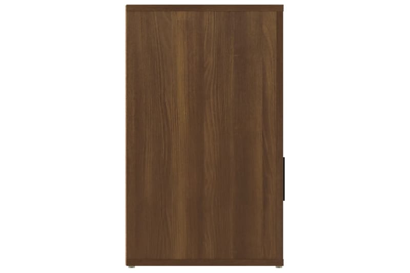 beBasic Sängbord Brun ek 50x36x60 cm konstruerat trä - Brown - Möbler - Bord & matgrupper - Avlastningsbord - Sängbord & nattduksbord