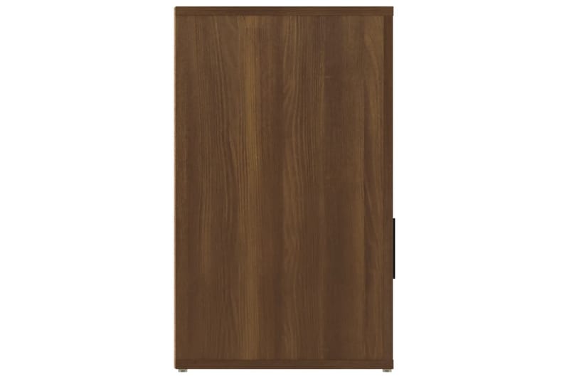 beBasic Sängbord Brun ek 50x36x60 cm konstruerat trä - Brown - Sängbord & nattduksbord