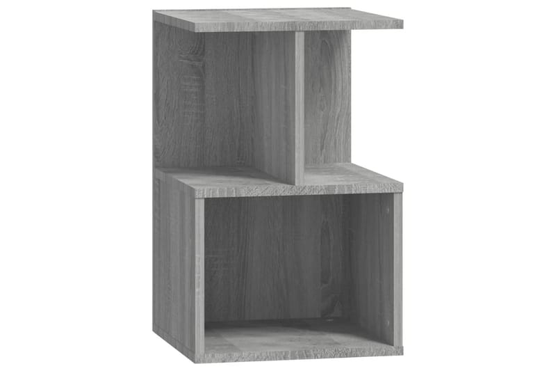 beBasic Sängbord grå sonoma 35x35x55 cm konstruerat trä - Grey - Möbler - Bord & matgrupper - Avlastningsbord - Sängbord & nattduksbord