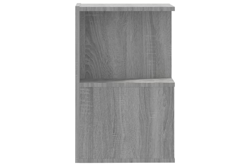 beBasic Sängbord grå sonoma 35x35x55 cm konstruerat trä - Grey - Möbler - Bord & matgrupper - Avlastningsbord - Sängbord & nattduksbord