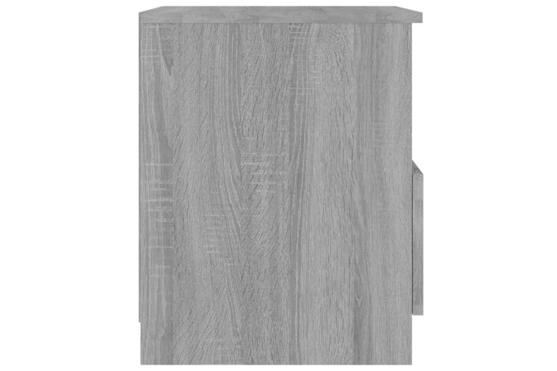 beBasic Sängbord grå sonoma 40x40x50 cm konstruerat trä - Grey - Sängbord & nattduksbord