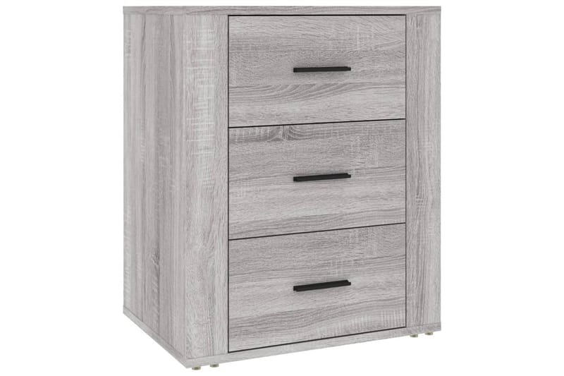 beBasic Sängbord Grå Sonoma 50x36x60 cm konstruerat trä - Grey - Möbler - Bord & matgrupper - Avlastningsbord - Sängbord & nattduksbord