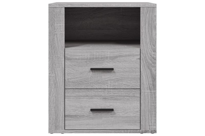 beBasic Sängbord Grå Sonoma 50x36x60 cm konstruerat trä - Grey - Möbler - Bord & matgrupper - Avlastningsbord - Sängbord & nattduksbord