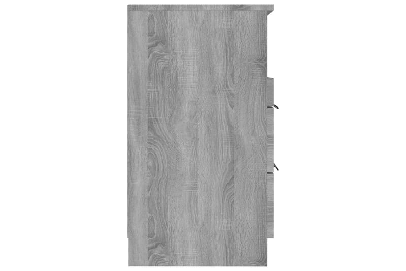 beBasic Sängbord grå sonoma konstruerat trä - Grey - Möbler - Bord & matgrupper - Avlastningsbord - Sängbord & nattduksbord