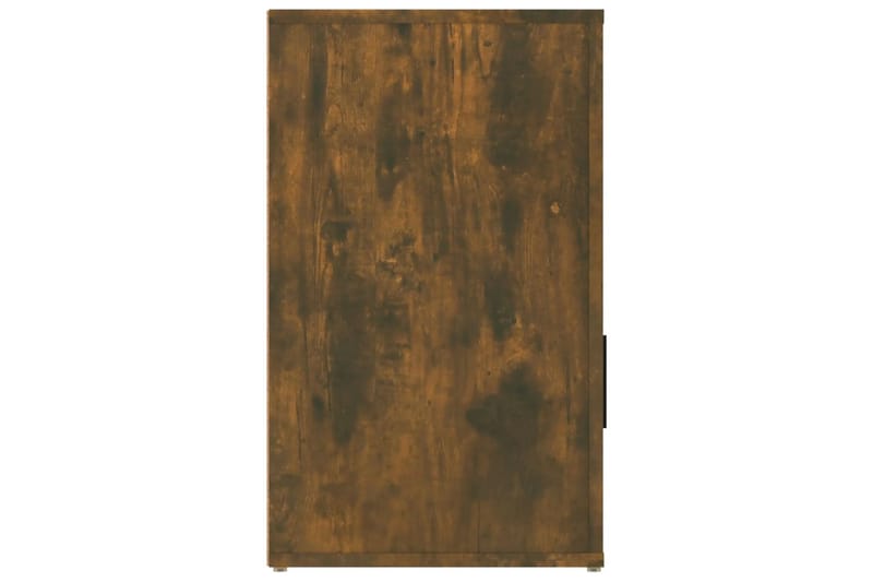 beBasic Sängbord rökfärgad ek 50x36x60 cm konstruerat trä - Brown - Möbler - Bord & matgrupper - Avlastningsbord - Sängbord & nattduksbord