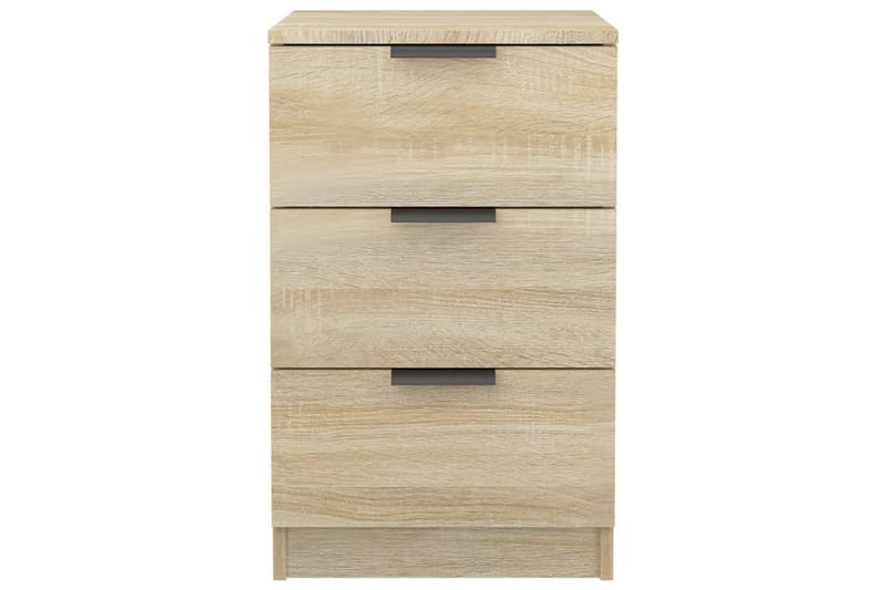 beBasic Sängbord sonoma-ek 40x36x65 cm - Brown - Möbler - Bord & matgrupper - Avlastningsbord - Sängbord & nattduksbord
