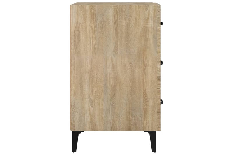beBasic Sängbord sonoma-ek 40x40x66 konstruerat trä - Brown - Möbler - Bord & matgrupper - Avlastningsbord - Sängbord & nattduksbord
