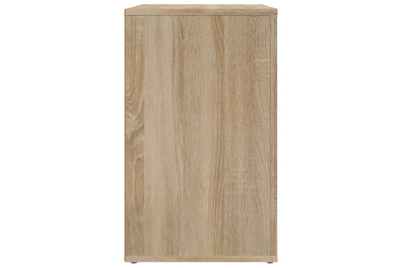 beBasic Sängbord sonoma-ek 50x36x60 cm konstruerat trä - Brown - Möbler - Bord & matgrupper - Avlastningsbord - Sängbord & nattduksbord