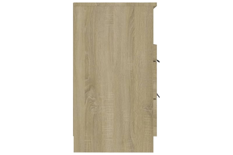 beBasic Sängbord sonoma-ek konstruerat trä - Brown - Möbler - Bord & matgrupper - Avlastningsbord - Sängbord & nattduksbord