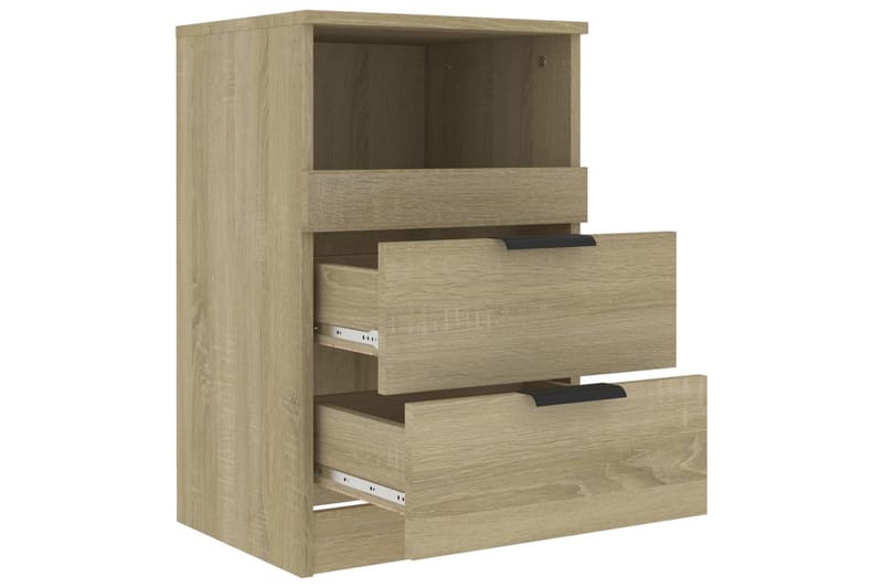 beBasic Sängbord sonoma-ek konstruerat trä - Brown - Möbler - Bord & matgrupper - Avlastningsbord - Sängbord & nattduksbord