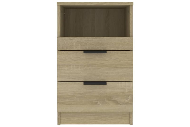 beBasic Sängbord sonoma-ek konstruerat trä - Brown - Möbler - Bord & matgrupper - Avlastningsbord - Sängbord & nattduksbord